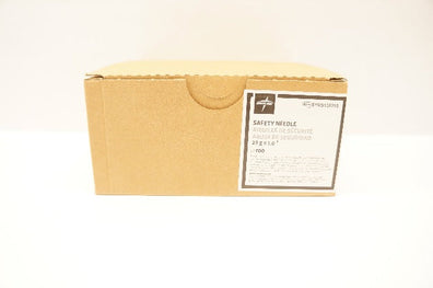 Medline SYRS100255 Safety Needle 25G x 1.0inch - Case of 100